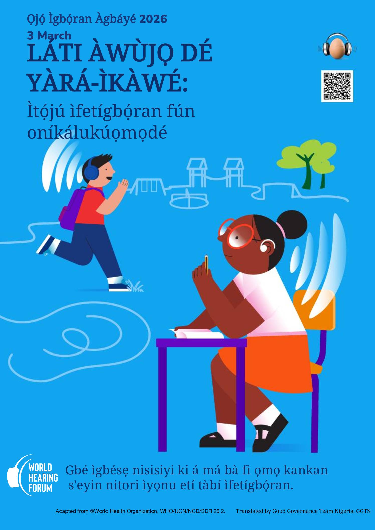 Announcement poster –  WHD 2026 – Yorùbá