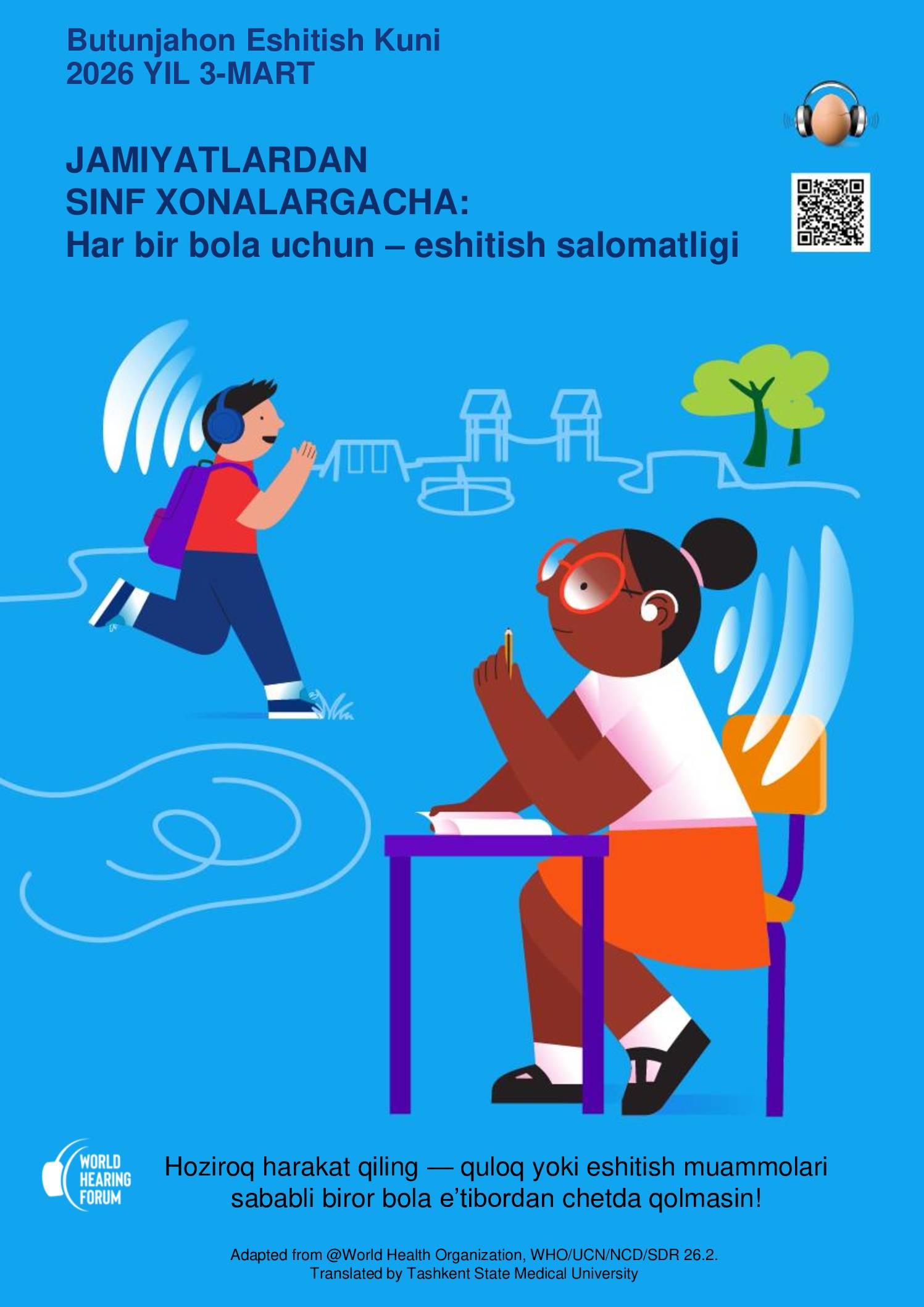 Announcement poster –  WHD 2026 – Uzbek
