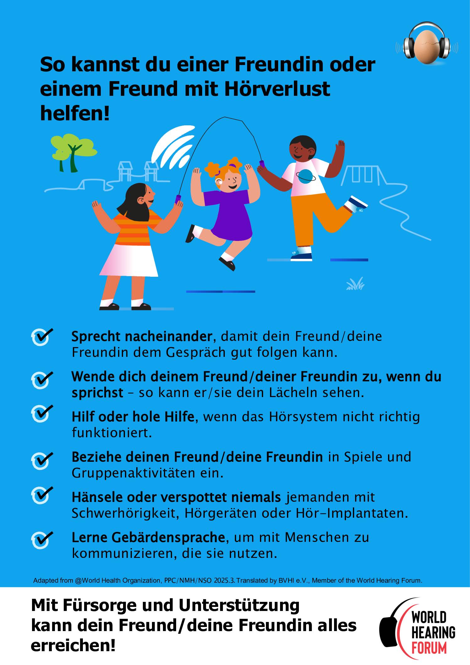 Children’s poster – WHD 2026 – German
