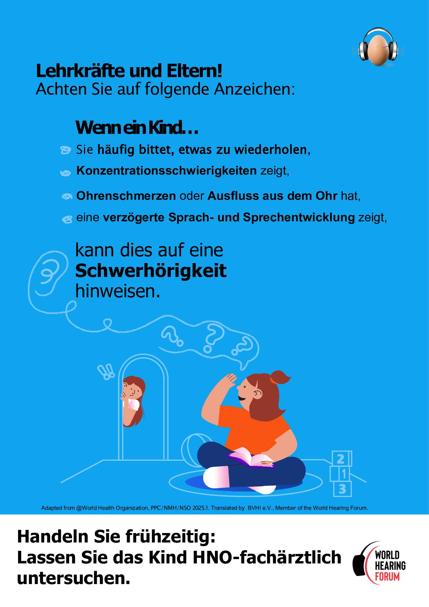 Parent and Teacher’s Poster – WHD 2026 – German