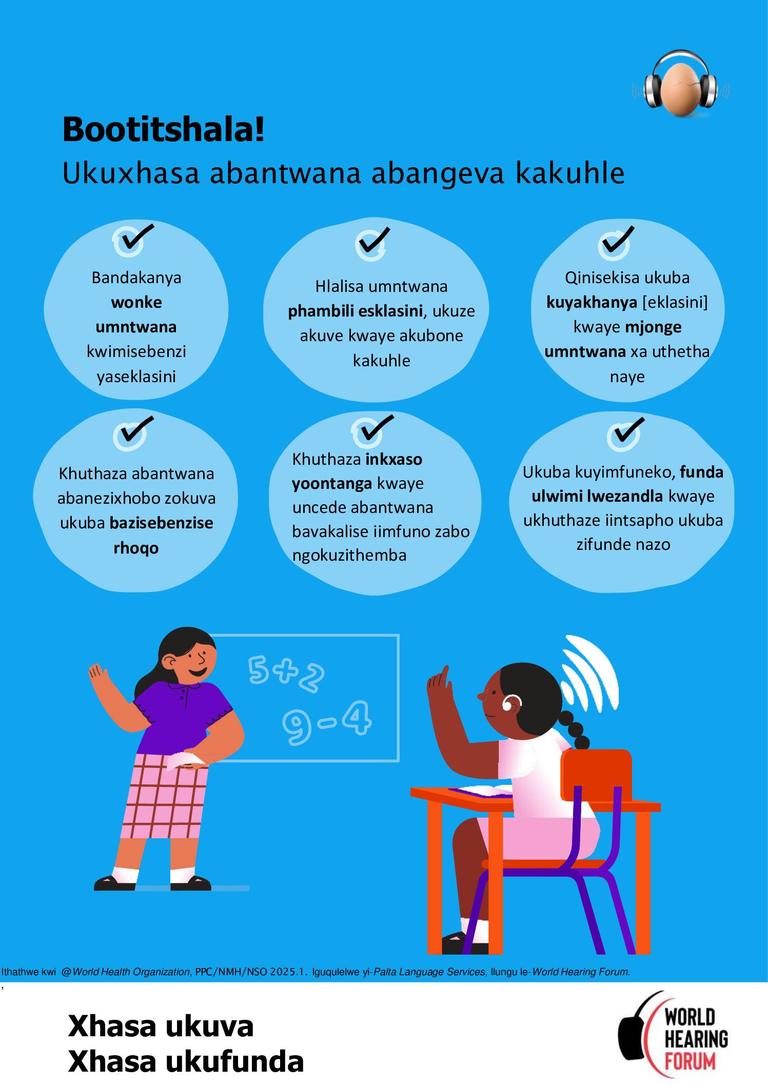 Teacher’s Poster – WHD 2026 – isiXhosa