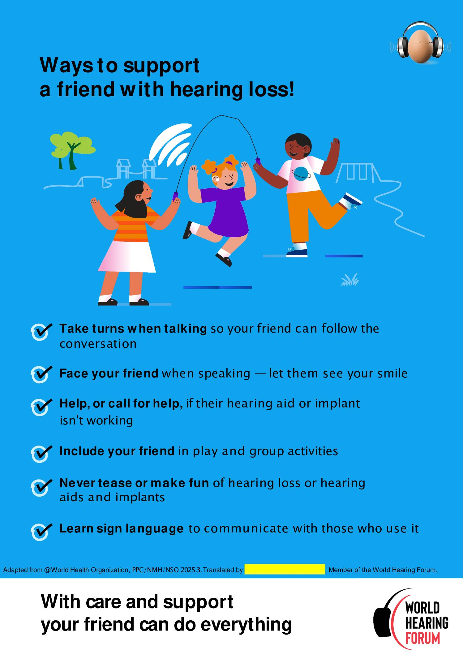 Children’s Poster – WHD 2026 – Thai