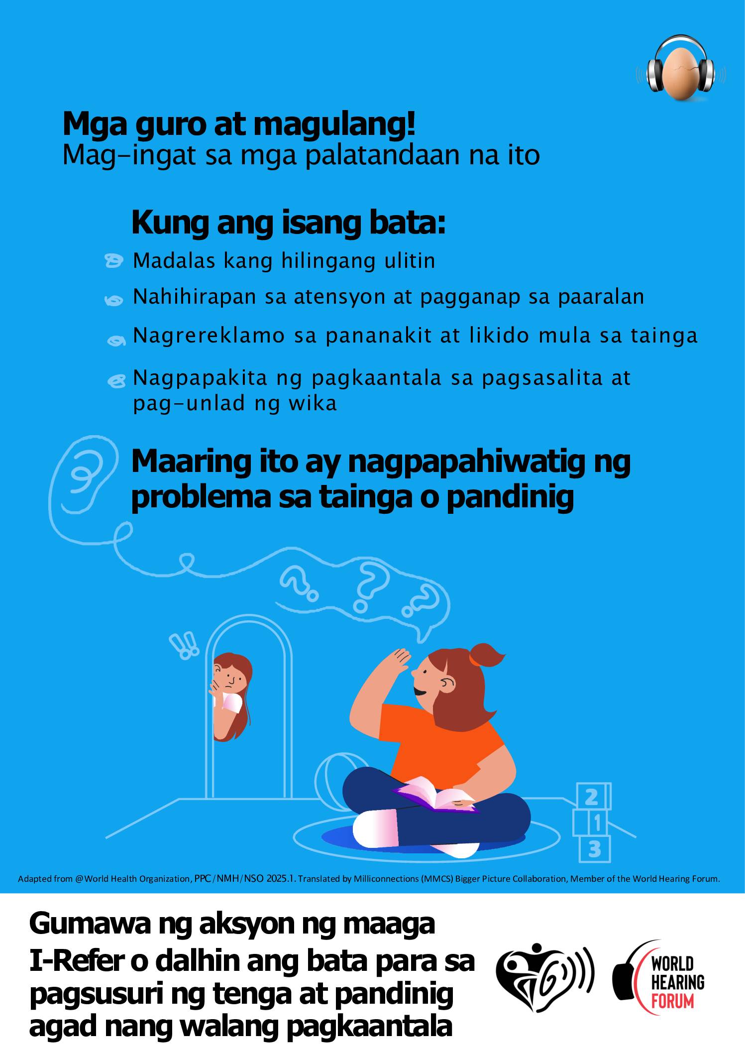 Parent’s and Teachers Poster – WHD 2026 – Filipino