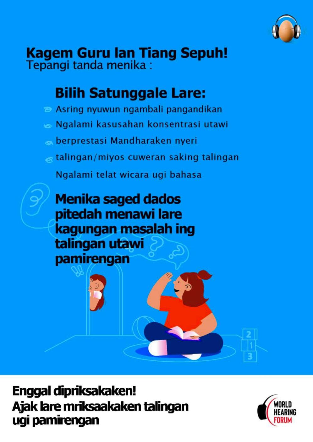 Parent’s and Teacher’s Poster – WHD 2026 – Javanese